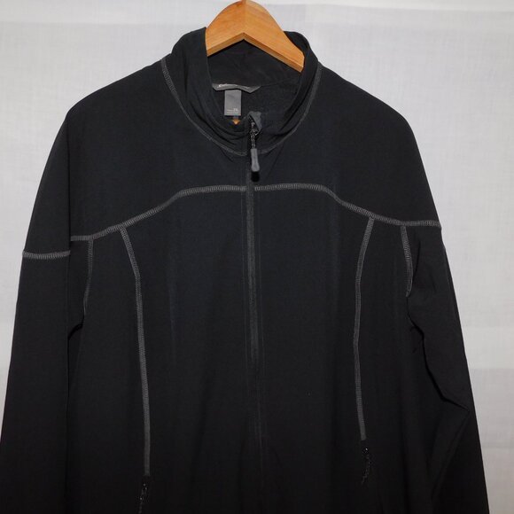 Eddie Bauer Womens 2XL Black Light soft Shell water resistant wind jacket - Picture 7 of 14